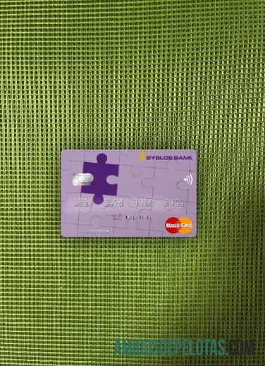 Líbano Byblos Bank Mastercard Photolook Front modelo